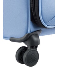 BENETTON BE Carro grande y expandible azul hielo - Trolley Semirr&iacute;gidos - 6