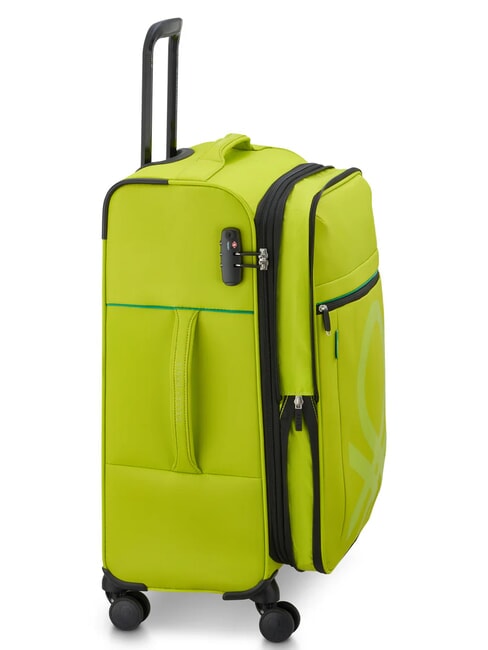 COLOR BLOCK Carro mediano expandible agua verde - Trolley Semirr&iacute;gidos