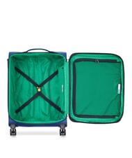 BENETTON By DELSEY COLOR BLOCK Carro mediano expandible azul - Trolley Semirr&iacute;gidos - 2