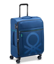 BENETTON By DELSEY COLOR BLOCK Carro mediano expandible azul - Trolley Semirr&iacute;gidos - 3