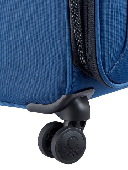 COLOR BLOCK Carro mediano expandible azul - Trolley Semirr&iacute;gidos