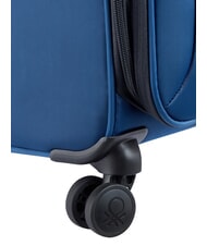 BENETTON By DELSEY COLOR BLOCK Carro mediano expandible azul - Trolley Semirr&iacute;gidos - 6