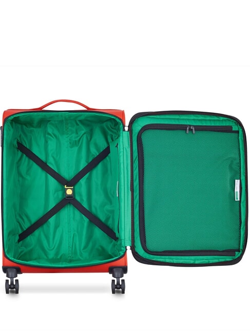 COLOR BLOCK Conjunto de cabina expandible + carrito mediano + grande ROJO - Set Trolley