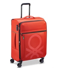 BENETTON By DELSEY COLOR BLOCK Carro mediano expandible ROJO - Trolley Semirr&iacute;gidos - 3