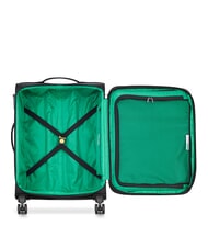 BENETTON By DELSEY COLOR BLOCK Carro mediano expandible negro - Trolley Semirr&iacute;gidos - 2