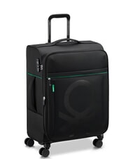 BENETTON By DELSEY COLOR BLOCK Carro mediano expandible negro - Trolley Semirr&iacute;gidos - 3