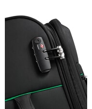 BENETTON By DELSEY COLOR BLOCK Carro mediano expandible negro - Trolley Semirr&iacute;gidos - 5