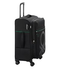 BENETTON COLOR BLOCK Conjunto de cabina expandible + carrito mediano + grande negro - Set Trolley - 2