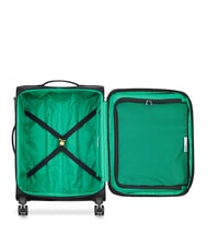 BENETTON By DELSEY COLOR BLOCK Conjunto de cabina expandible + carrito mediano + grande negro - Set Trolley - 3