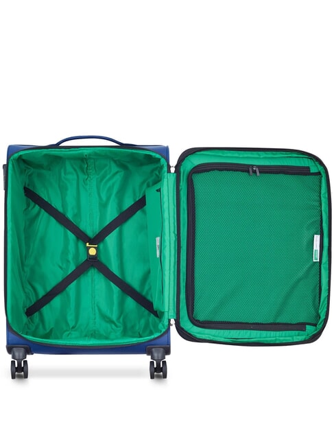 COLOR BLOCK Conjunto de cabina expandible + carrito mediano + grande azul - Set Trolley
