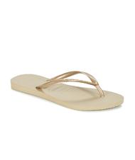 HAVAIANAS Chanclas SLIM ARENA GRIS / LUZ DORADA - Zapatos Mujer - 2