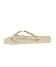 HAVAIANAS Chanclas SLIM ARENA GRIS / LUZ DORADA - Zapatos Mujer - 4