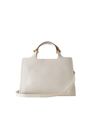 BORBONESE BOLT Bolso de mano, con bandolera crema chantilly/op - Bolsos Mujer - 3