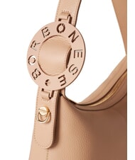 BORBONESE 011 Bolso de hombro, piel Galleta - Bolsos Mujer - 4