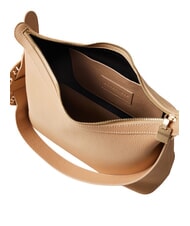 BORBONESE 011 Bolso de hombro, piel Galleta - Bolsos Mujer - 5