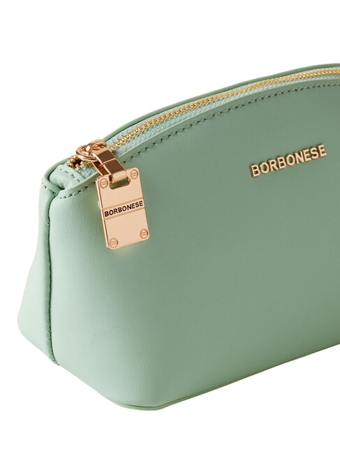 LETTERING Neceser mini de piel liquen - Carteras de mano & Neceser