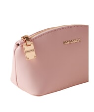 BORBONESE LETTERING Neceser mini de piel loto rosa - Carteras de mano & Neceser - 4