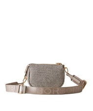BORBONESE B-HALO Bolso de hombro micro gris - Bolsos Mujer - 3