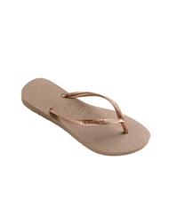 HAVAIANAS Chanclas SLIM rosa / oro - Zapatos Mujer - 2