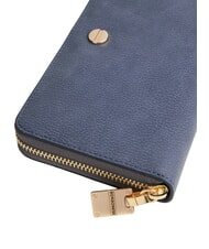 BORBONESE VITE SOFT Cartera con cremallera lapisl&aacute;zuli azul - Carteras Mujer - 4