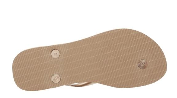 Chanclas SLIM rosa / oro - Zapatos Mujer