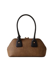 BORBONESE GEMINI Bolso de hombro op natural / negro - Bolsos Mujer - 3