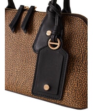 BORBONESE GEMINI Bolso de hombro op natural / negro - Bolsos Mujer - 4