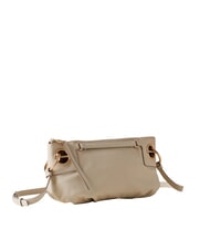 BORBONESE LONDON Bolso de hombro, piel algod&oacute;n blanco - Bolsos Mujer - 2