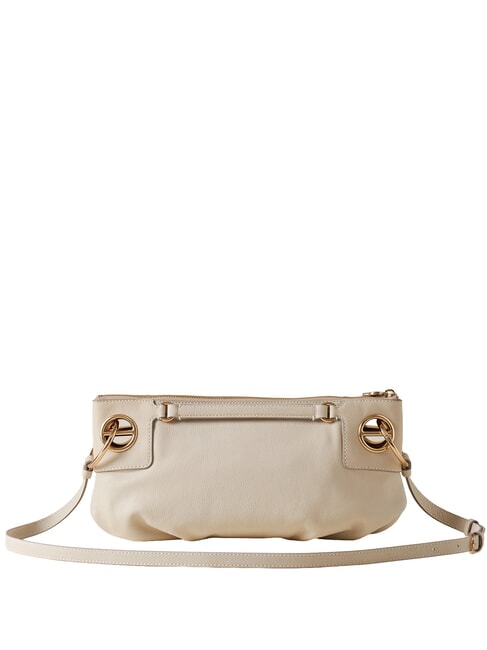LONDON Bolso de hombro, piel algod&oacute;n blanco - Bolsos Mujer