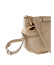 BORBONESE LONDON Bolso de hombro, piel algod&oacute;n blanco - Bolsos Mujer - 4