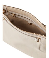 BORBONESE LONDON Bolso de hombro, piel algod&oacute;n blanco - Bolsos Mujer - 5