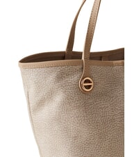 BORBONESE FLIGHT Bolso de mano con bandolera arena - Bolsos Mujer - 4