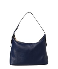 BORBONESE 011 Bolso de hombro, piel azul de Prusia - Bolsos Mujer - 2