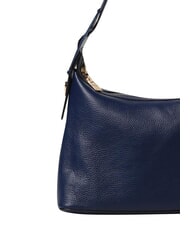 BORBONESE 011 Bolso de hombro, piel azul de Prusia - Bolsos Mujer - 4