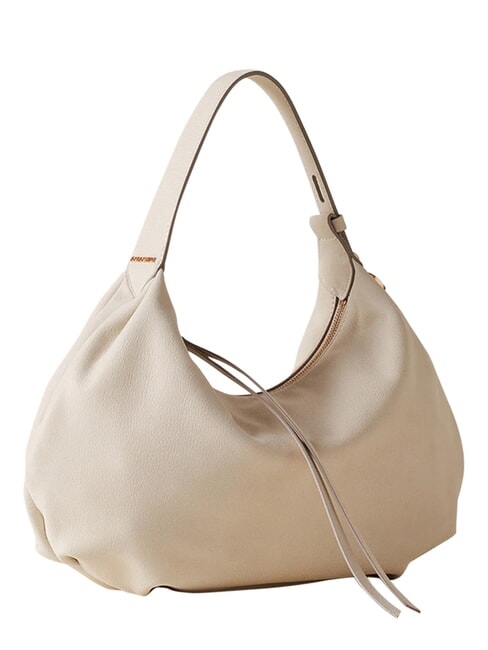 PRIVE Bolso de hombro, piel algod&oacute;n blanco - Bolsos Mujer