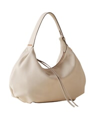 BORBONESE PRIVE Bolso de hombro, piel algod&oacute;n blanco - Bolsos Mujer - 3