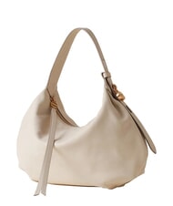 BORBONESE PRIVE Bolso de hombro, piel algod&oacute;n blanco - Bolsos Mujer - 4