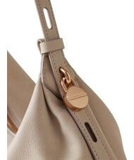 BORBONESE PRIVE Bolso de hombro, piel algod&oacute;n blanco - Bolsos Mujer - 6