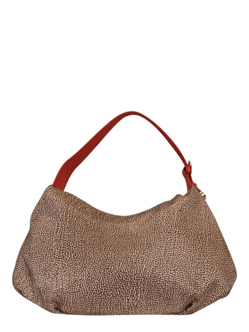 PRIVE Bolso de hombro tipo hobo papaya beige/roja - Bolsos Mujer