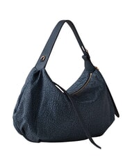 BORBONESE PRIVE Bolso de hombro tipo hobo lapisl&aacute;zuli azul - Bolsos Mujer - 3