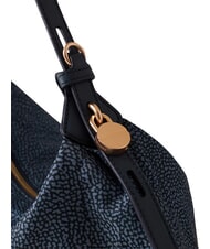 BORBONESE PRIVE Bolso de hombro tipo hobo lapisl&aacute;zuli azul - Bolsos Mujer - 6