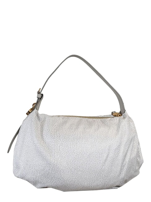 PRIVE Bolso de hombro tipo hobo algod&oacute;n blanco - Bolsos Mujer