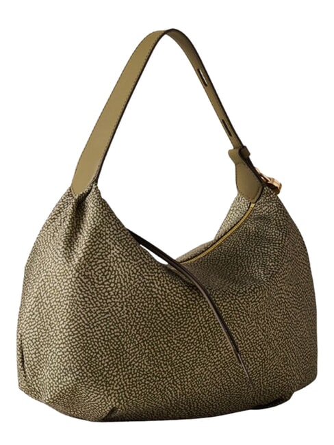 PRIVE Bolso de hombro tipo hobo aceituna - Bolsos Mujer