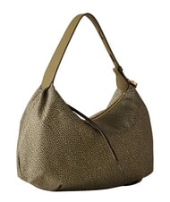 BORBONESE PRIVE Bolso de hombro tipo hobo aceituna - Bolsos Mujer - 4