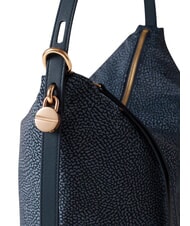 BORBONESE PRIVE Bolso de hombro vertical lapisl&aacute;zuli azul - Bolsos Mujer - 4