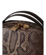 BORBONESE SEXY Bolso de mano, con bandolera, en piel. marr&oacute;n/&eacute;bano - Bolsos Mujer - 3