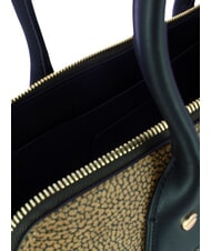 BORBONESE GEMINI Bolso de hombro op natural / negro - Bolsos Mujer - 4