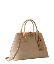 BORBONESE GEMINI Bolso de mano, con bandolera arena - Bolsos Mujer - 4