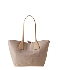 BORBONESE VIS-A-VIS Bolsa de la compra arena - Bolsos Mujer - 2