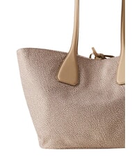 BORBONESE VIS-A-VIS Bolsa de la compra arena - Bolsos Mujer - 4